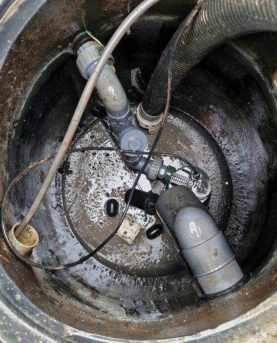 Pompe de relevage en panne