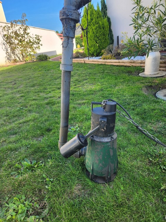 Pompe de relevage hors service